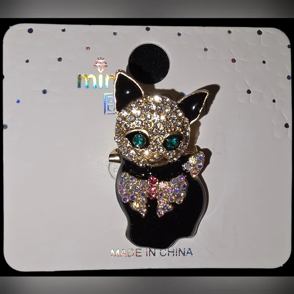 Black Cat Brooch - Picture 2 of 2